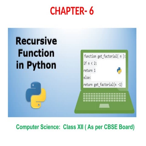 6 Recursion Using Python 1.pptx6 Recursion Using Python 1.pptx