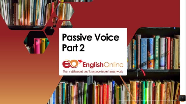 passive voice part 2