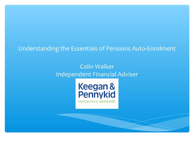 Understand the essentials of pension auto-enrolment