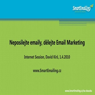 Internet session: E-mail marketing