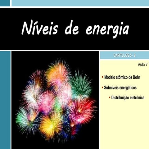 7. níveis de energia
