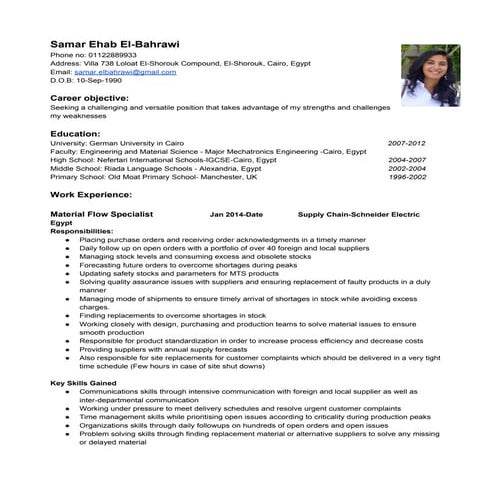 Samar ElBahrawi CV