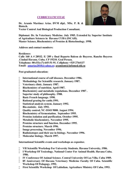 CURRICULUM VITAEa actualizado