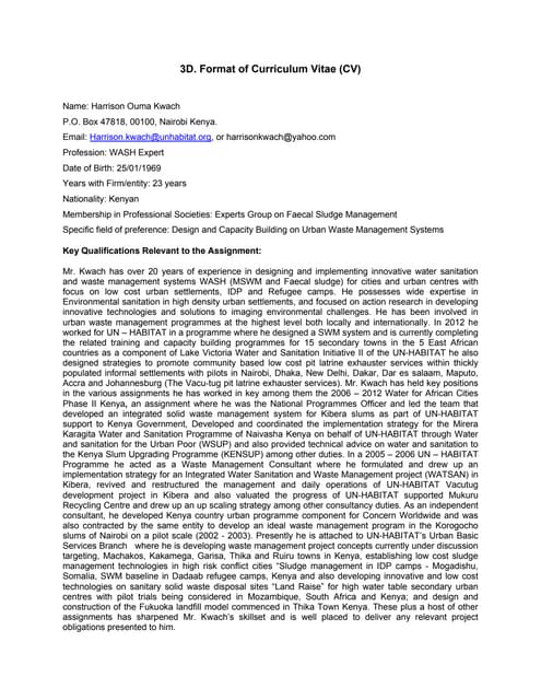 Harrison CV 3D Version