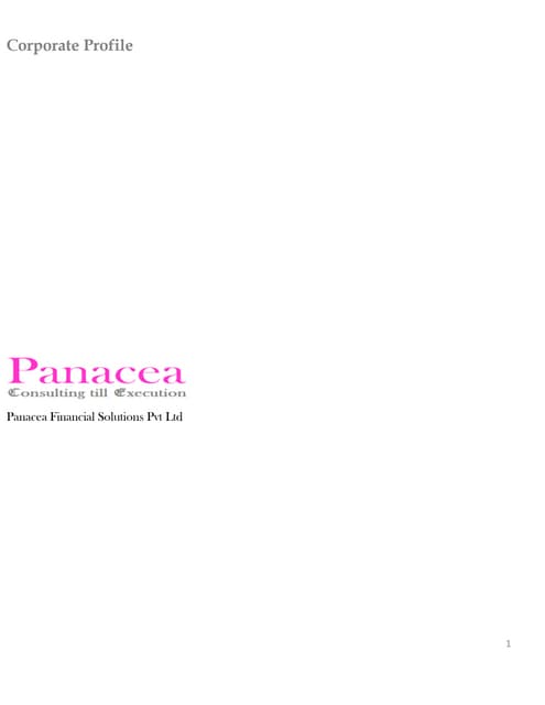 Panacea Profile 2015 (V1.3)