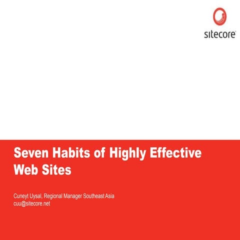 7 Habits of Effective Sites in Asia Pac