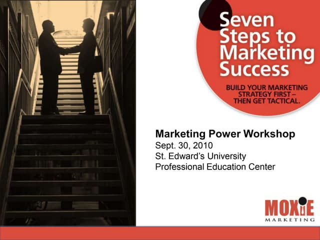 7steps marketing power workshop 9.30.10