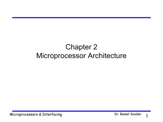 8085 microprocessor architecture ppt