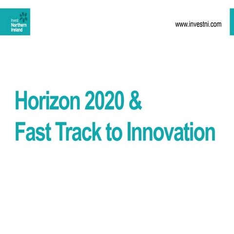 Horizon 2020 Fast Track to Innovation - combined