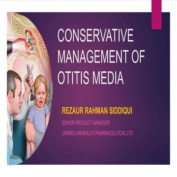 CONSERVATIVE MANAGEMENT OF OTITIS MEDIA final