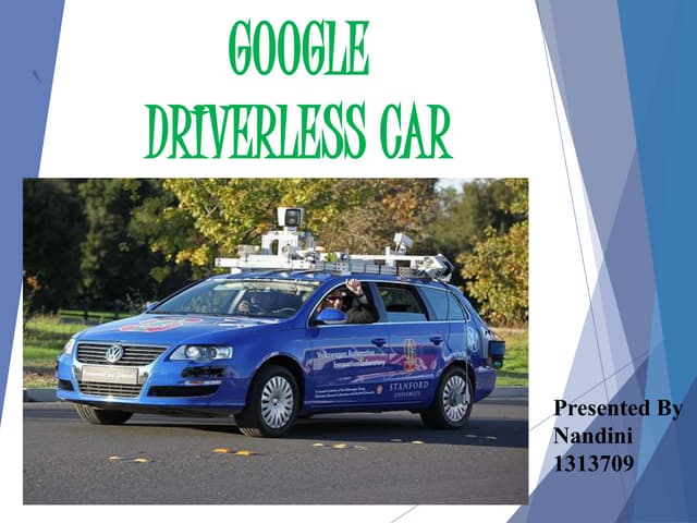Google Driverless Car Final