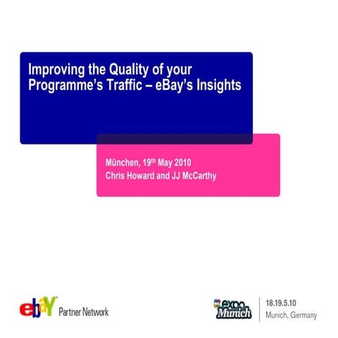 Chris Howard, JJ McCarthy - Improving the quality of your progrramme's traffi...