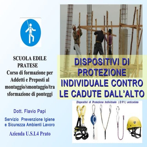 DIP- CONTRO LE CADUTE DALL’ALTO