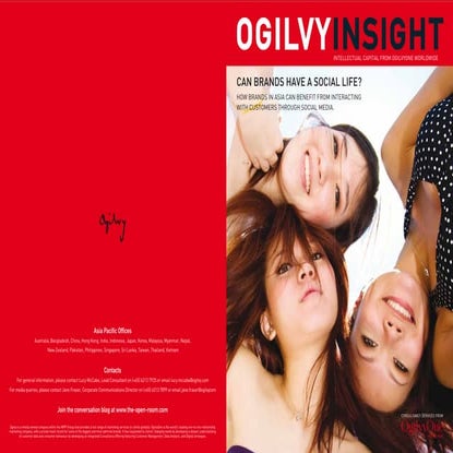 Asia Social Media Report 2008 (Can Brands Have A Social Life?)