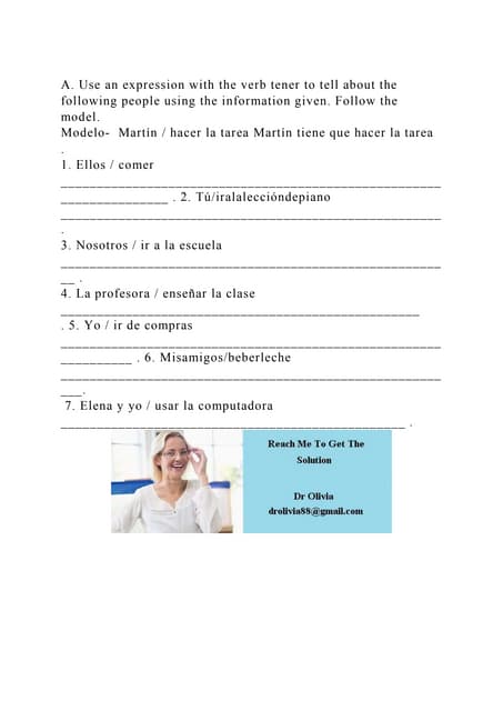 A. Use an expression with the verb tener to tell about the following.docx