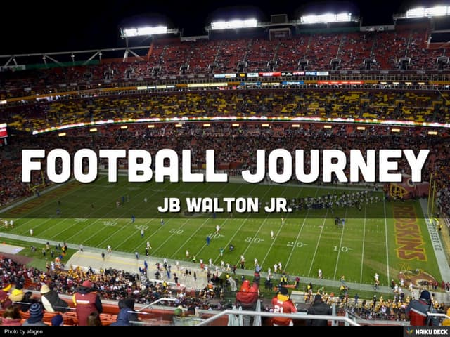 FOOTBALL JOURNEY