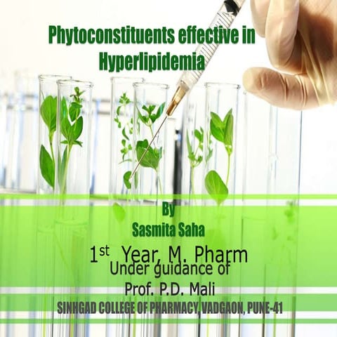 antihyper lipidemia & plantcons