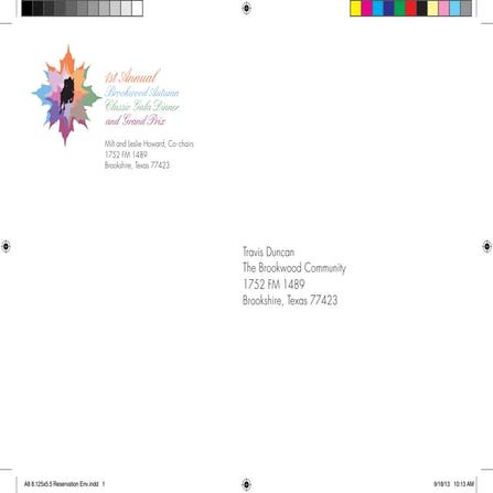 A8 8.125x5.5 reservation env