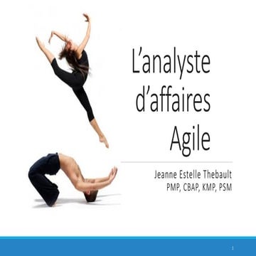 L'analyste d'affaires Agile
