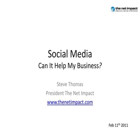 What can social media do for your business?