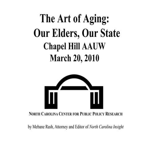 Fraud Committed Against the Elderly in N.C.