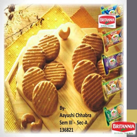 Marketing PPT - Britannia Company