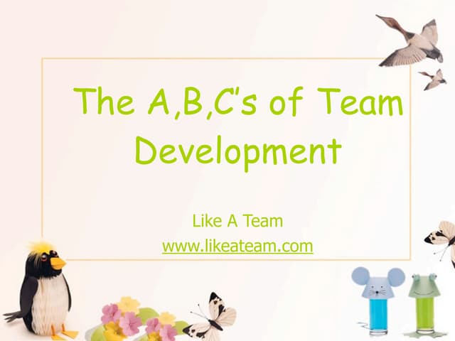 A,b,cs of teamwork powerpoint