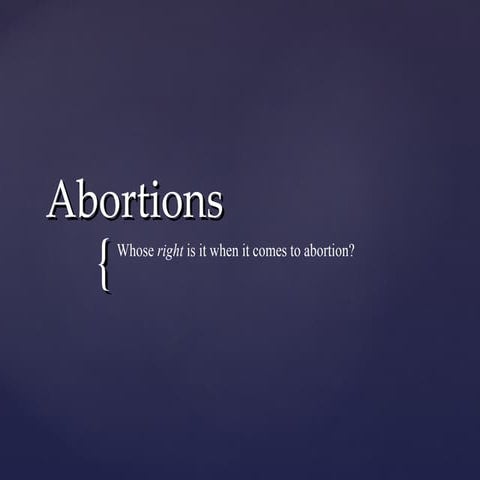 Abortions
