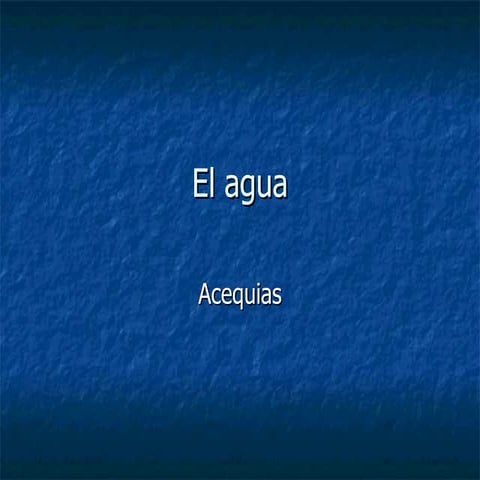 Acequias