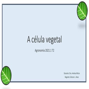 A célula vegetal, organelas e estruturas.pdf
