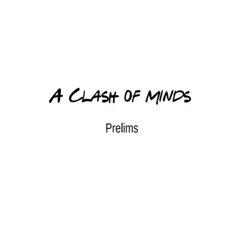 "A Clash of Minds" Prelims (04-03-2017)