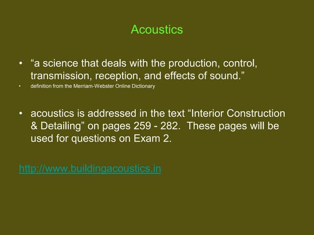 Acoustics India Private Limited | Buildingacoustics.in