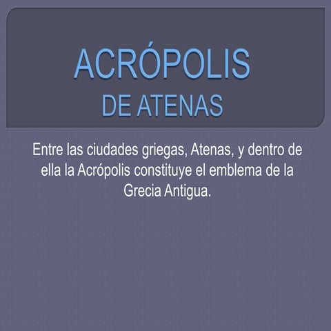 Acropolis de atenas. enrique providenza