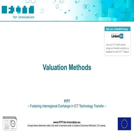 FITT Toolbox: Valuation Methods