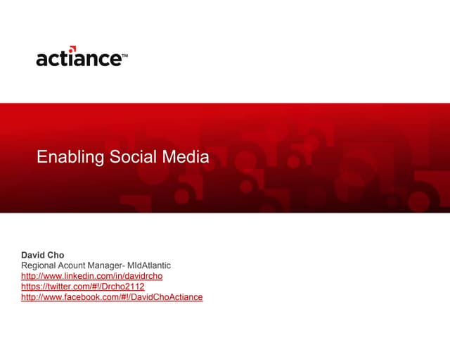 Actiance Social Engagement