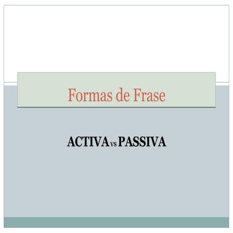 Transformação ativa-passiva