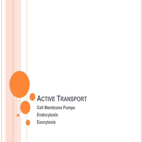 Active transport