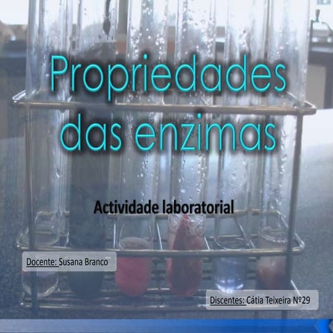 Actividade laboratorial Biologia 12º ano