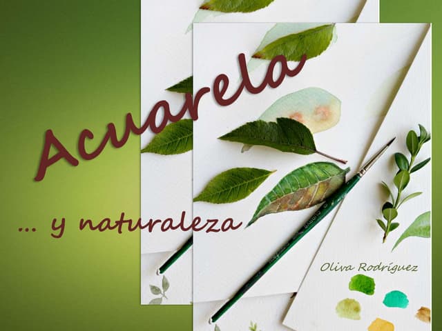 Acuarela y naturaleza