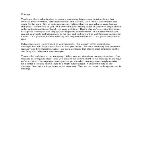 cafeexpress - web content