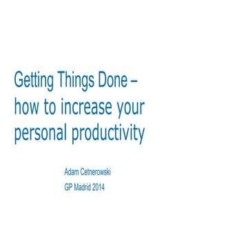 Adam cetnerowski   gtd