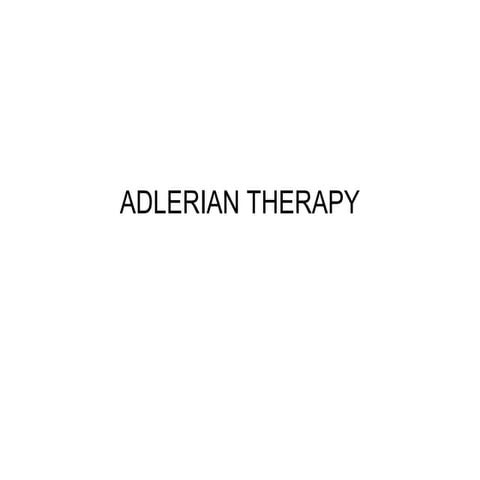 Adlerian theory