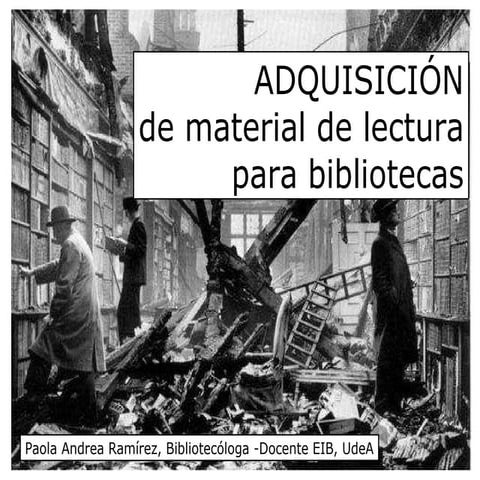 Adquisicion en Bibliotecas