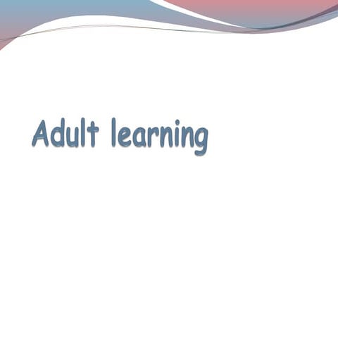 Adult learning (3)