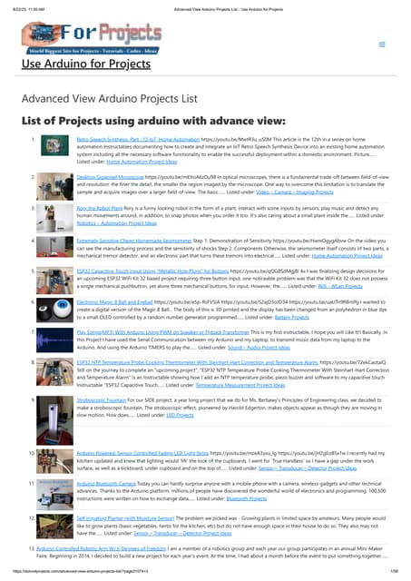 Advanced View Arduino Projects List - Use Arduino for Projects-3.pdf