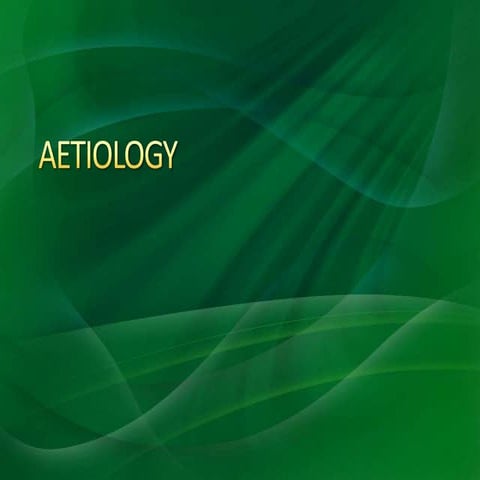 Aetiology of intestinal obstruction