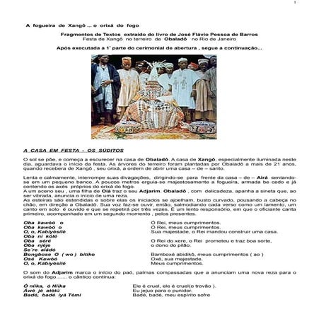 A fogueira de xangô