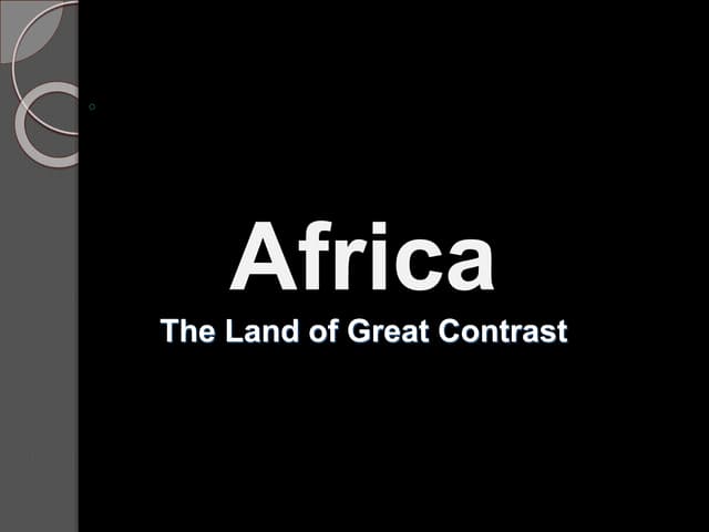 Africa (120slides)