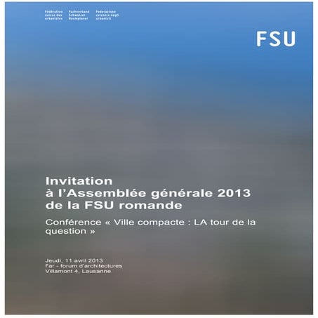 Conférence "La tour de la question"