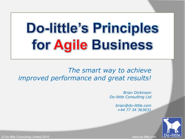 Agile business foundation v1.0